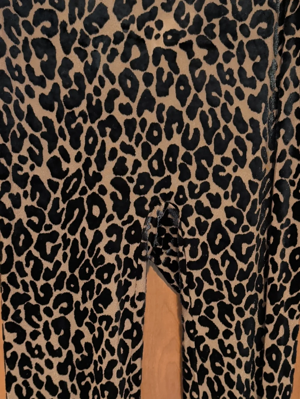 naked wardrobe Black and Brown Leopard Print Leggings